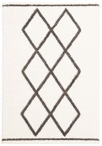 Carpette à poil long Sophia ivoire 3 pi 11 po x 6 pi 0 po