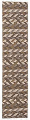 Carpette Bellezza brun foncé 2 pi 2 po x 18 pi 0 po