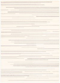 Carpette Faith crème-argent - 5 pi 3 pox 7 pi 3 po