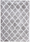 Carpette Ker grise à motifs de diamants 5 x 8