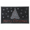 Tapis de plancher « Merry Christmas » avec arbre, en caoutchouc
