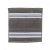 Débarbouillette gris froid 12 x 12 de luxe - ensemble de 6 serviettes