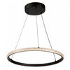 Luminaire suspendu Nova noir à DEL de 24 W