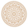 Carpette Simcha taupe - 8 pi 0 po x 8 pi 0 po