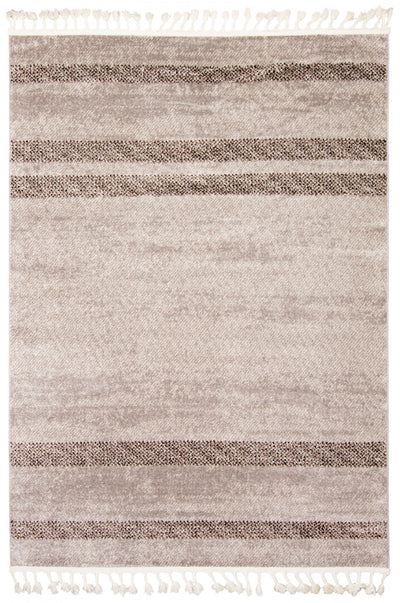 Vera Coastal Grey/Ivory Area Rug - 5'2" x 7'5"
