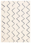 Carpette Kimi bleueivoire 5 pi 3 po x 7 pi 7 po