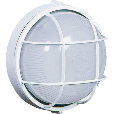 Marine 1-Light White Outdoor Wall Light III