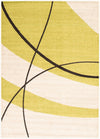 Carpette Carson crème-verte - 3 pi 11 pox 5 pi 7 po