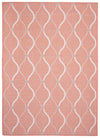 Carpette Neisha Abstract corail 6 pi 7 po x 9 pi 6 po
