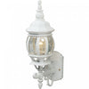 Applique murale Classico blanche à 1 ampoule pour l'extérieur