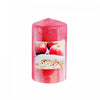 Chandelle pilier parfumée de 2,75 po x 5 po à arôme de croustade aux pommes - ensemble de 2 chandelles