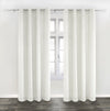 Rideau en lin à oeillets Circle 52 po x 96 po (ensemble de 2) - blanc