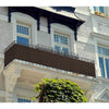 Toile d’intimité pour balcon chocolat