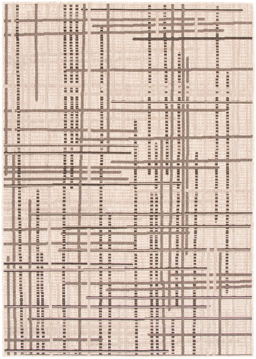 Carpette Sadie Burburry argent-noir - 7 pi 10 pox 10 pi 2 po