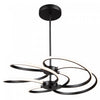 Luminaire suspendu Equinox noir à DEL de 40 W