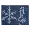 Napperon 13 x 18 en tapisserie « Let It Snow » - ensemble de 12