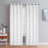 Paire de panneaux de rideaux thermique coupe-lumière ivoire à oeillets Coventry - 54x95