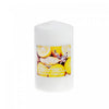 Chandelle pilier parfumée de 2,75 po x 5 po à arôme d’agrumes et gingembre - ensemble de 2 chandelles