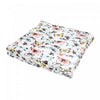 Coussin carré stylé 16 po x 16 po à motif de papillons - ensemble de 2 coussins de chaise