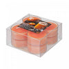 Paquet de 8 bougies chauffe-plats parfumées à arôme de citrouille épicée - ensemble de 2 paquets de bougies