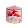 Chandelle pilier parfumée de 2,75 po x 3 po à arôme de croustade aux pommes - ensemble de 4 chandelles