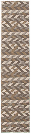 Carpette Bellezza brun foncé 2 pi 2 po x 12 pi 0 po