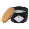 Bougie parfumée noir mat de 14 oz à 3 mèches à arôme de forêt tropicale de bambou