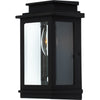 Applique murale III Freemont noire à 1 ampoule pour l'extérieur