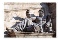 Palazzo Senatorio 28 po x 42 po : Cadre d'art mural et panneau de tissu