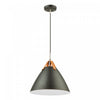 Luminaire suspendu I Tote noir à 1 ampoule