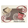 Napperon Eva « Fresh Coffee » 12 x 18 - ensemble de 12