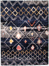 Carpette Makondo Classic bleu marin - 5 pi 3 pox 7 pi 3 po