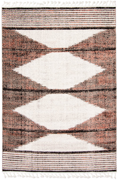 Vera Losange Ivory Area Rug - 7'10" x 10'5"