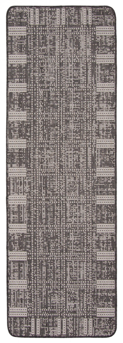 Joni Black Area Rug - 2'2" X 6'7"