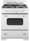 Cuisinière gaz propane Classic Rétro hors réseau par Unique 30 po avec allumage à pile - UGP-30CR OF1 W