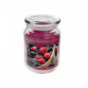 Pot parfumé de 18 oz à arôme avalanche de petits fruits avec couvercle en verre - ensemble de 2 bougies