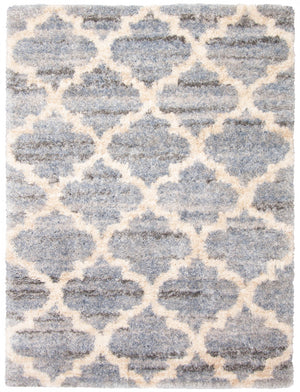 Carpette Dimity grisebleu clair - 6 pi 7 po x 9 pi 6 po