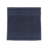 Débarbouillette nattée bleu marine 12 x 12 - ensemble de 6 serviettes