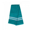 Essuie-mains bleu sarcelle 16 x 27 de luxe - ensemble de 6 serviettes