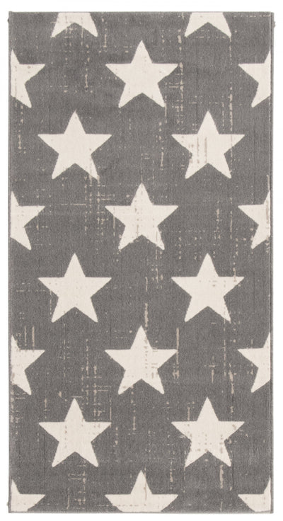 Ira Grey 2'8" x 4'11" Area Rug