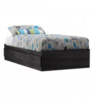 Fynn Lit matelot 3 tiroirs Simple - Chêne gris