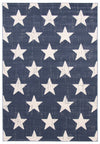 Carpette Ira bleu marine 5 pi 3 po x 7 pi 7 po