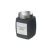 Bougie parfumée carrée de luxe de 13,2 oz à arôme de mohair argent avec couvercle - ensemble de 2