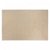 Napperon doré en vinyle à motif de flocons de neige - ensemble de 12