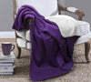 Jeté Billingham 50 po x 60 po - violet