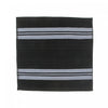 Débarbouillette noire 12 x 12 de luxe - ensemble de 6 serviettes