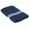 Serviette de bain bleu marine 27 x 50 de luxe - ensemble de 2 serviettes