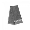 Essuie-mains brodé luxueux 16 x 27 gris froid - ensemble de 6 serviettes