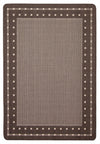 Carpette Clementine chocolat - 3 pi 3 po x 4 pi 7 po