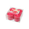 Paquet de 8 bougies chauffe-plats parfumées à arôme de limonade au melon d'eau - ensemble de 2 paquets de bougies